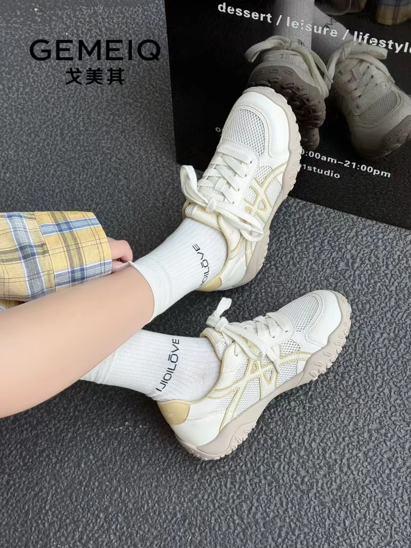 戈美其/GEMEIQ牛皮单网休闲鞋35202875