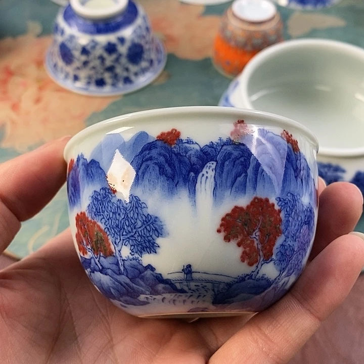 杯现代景德镇全手工茶具1688888微瑕