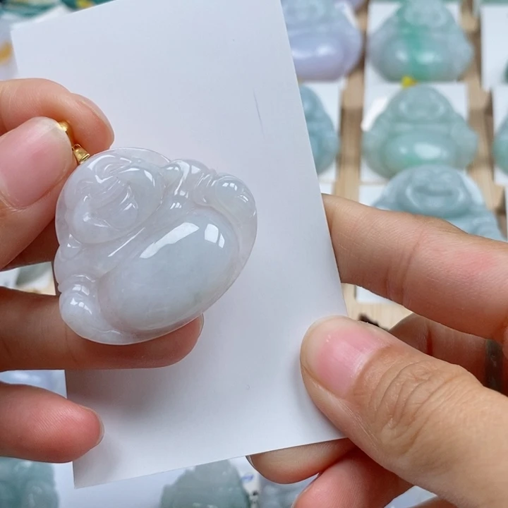 翡翠颈饰未镶嵌尺寸32/37/5.9