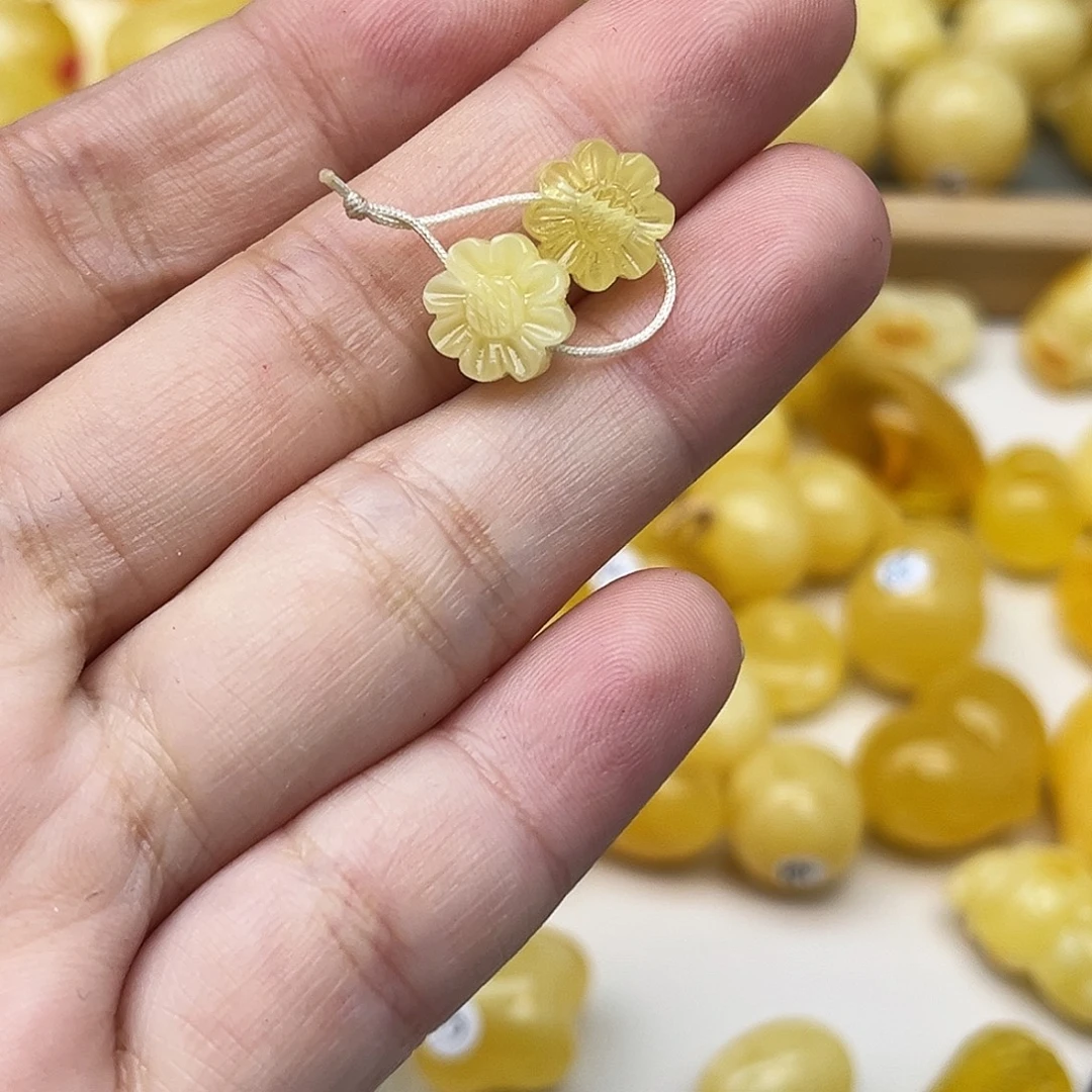 蜜蜡未镶嵌裸石天然