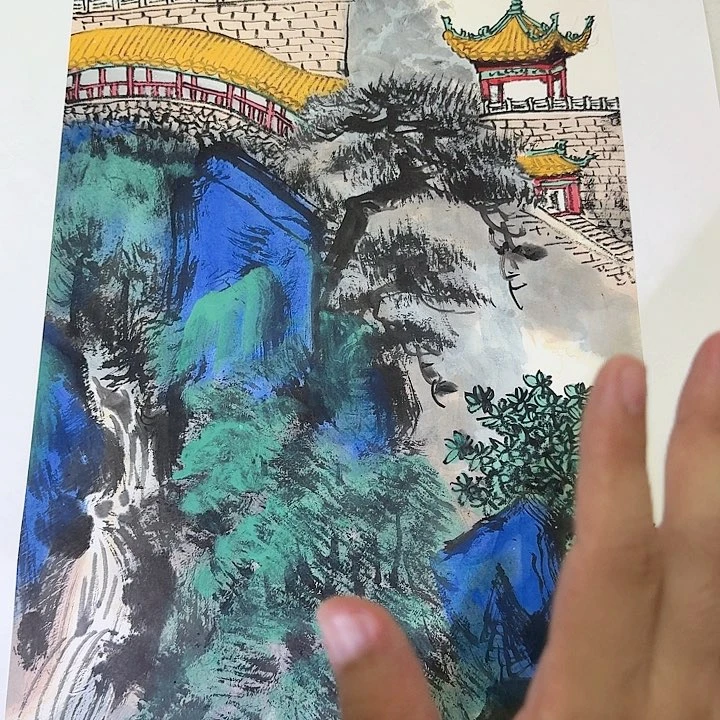 国画李进起老师书画作品