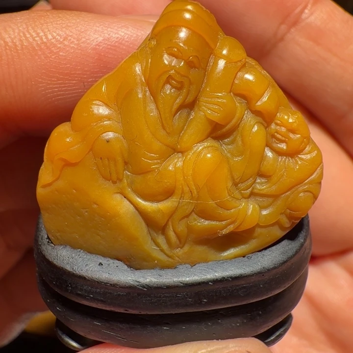 寿山石印石寿山田黄摆件