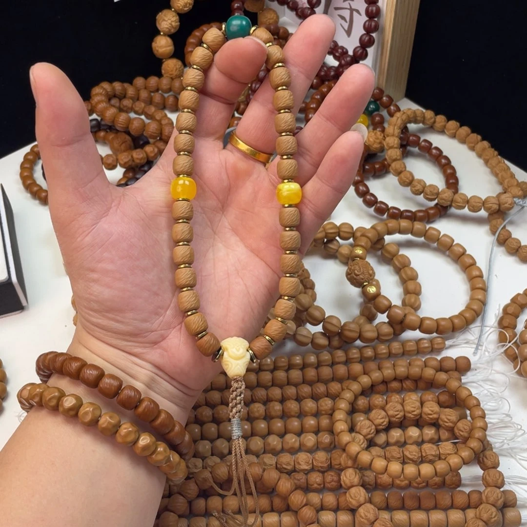 手串猴头核桃全品道珠云锦手持