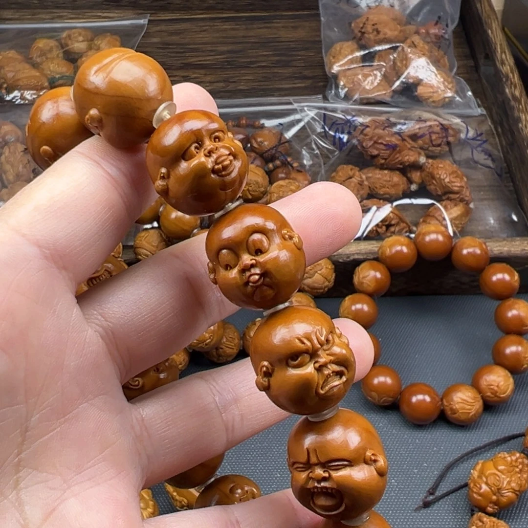 橄榄核手串/手链童趣百态1.9