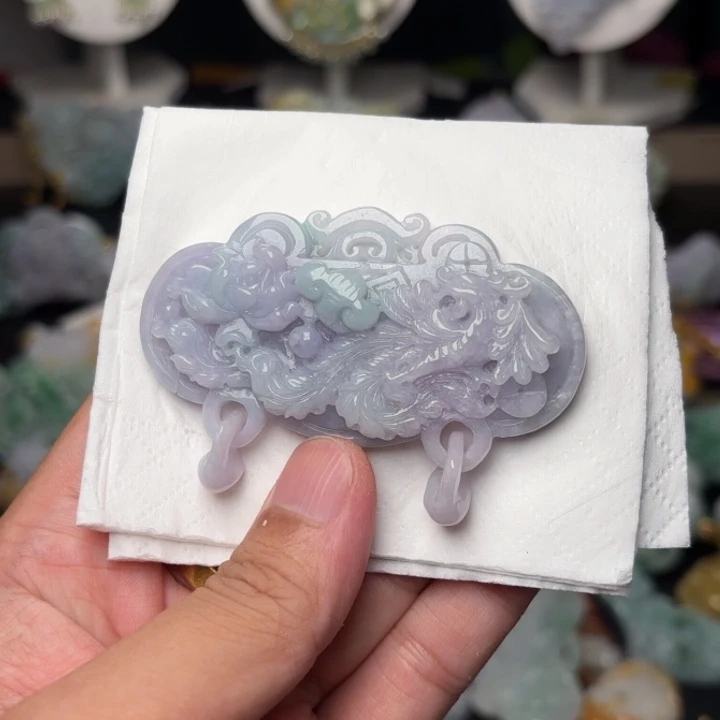 翡翠未镶嵌颈饰吊坠