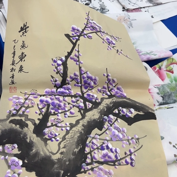国画绘画作品请欣赏展示