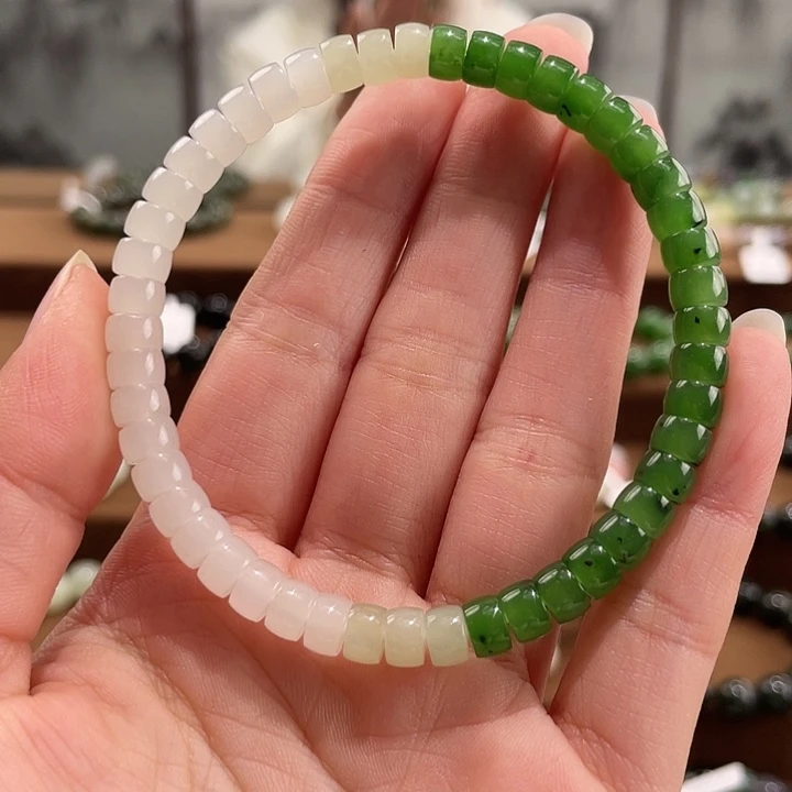 和田玉未镶嵌手链