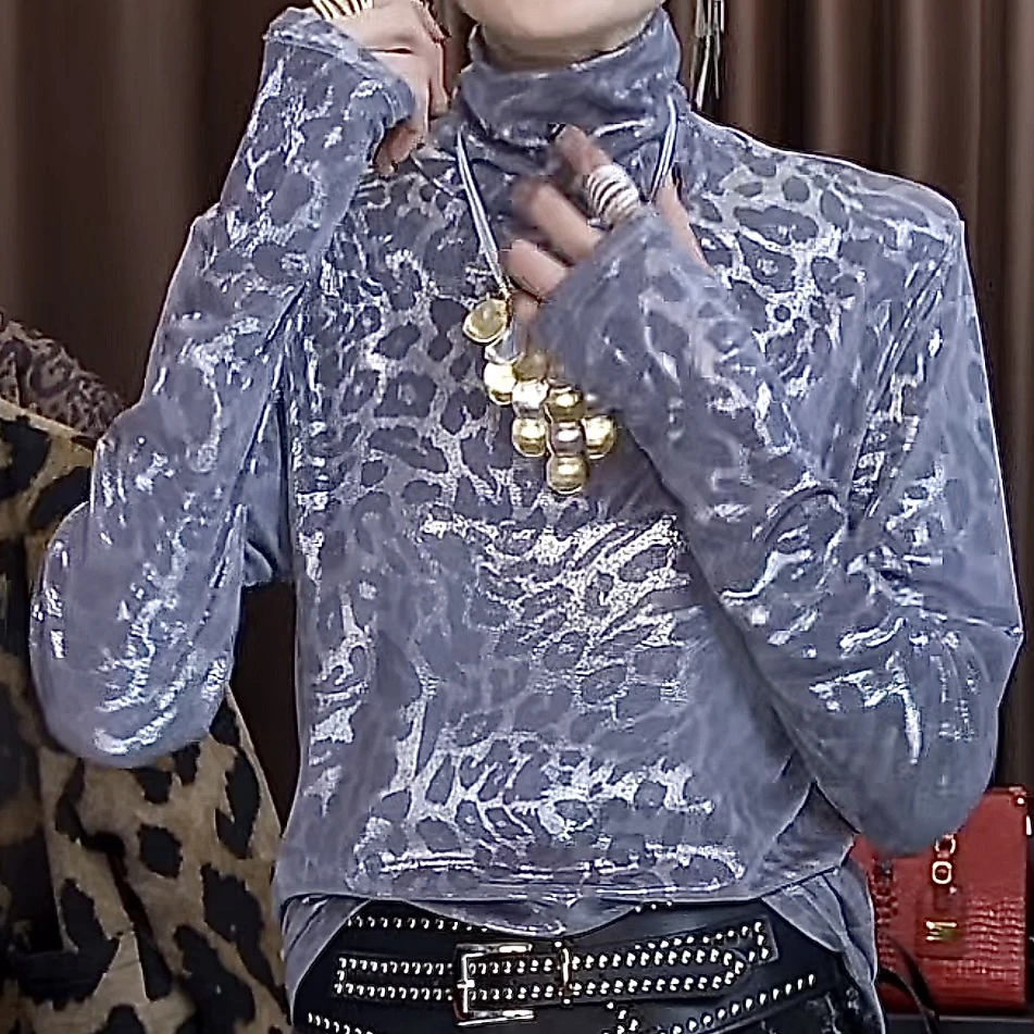 HK 2024新款轻奢高级时尚百搭欧美风打底衫0838#