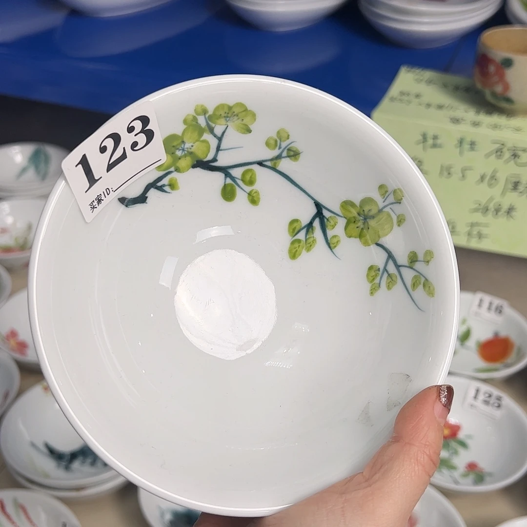 瓷片景德镇陶瓷手工手绘制作