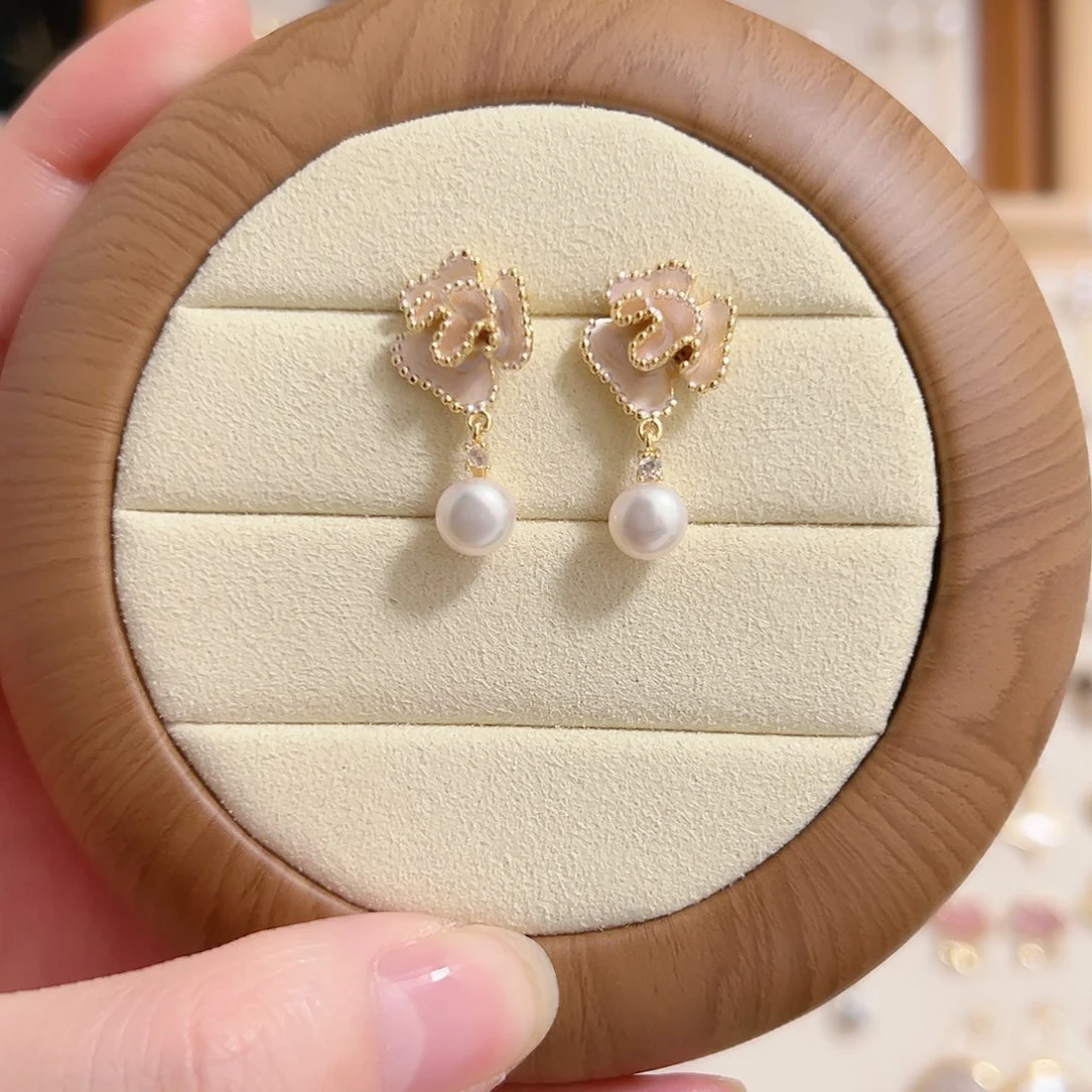 银S925镶嵌原创手作淡水珍珠