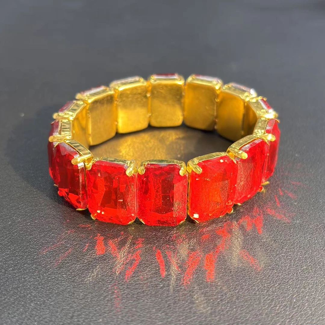 娜娜高定-高奢红镶手链-SJ125