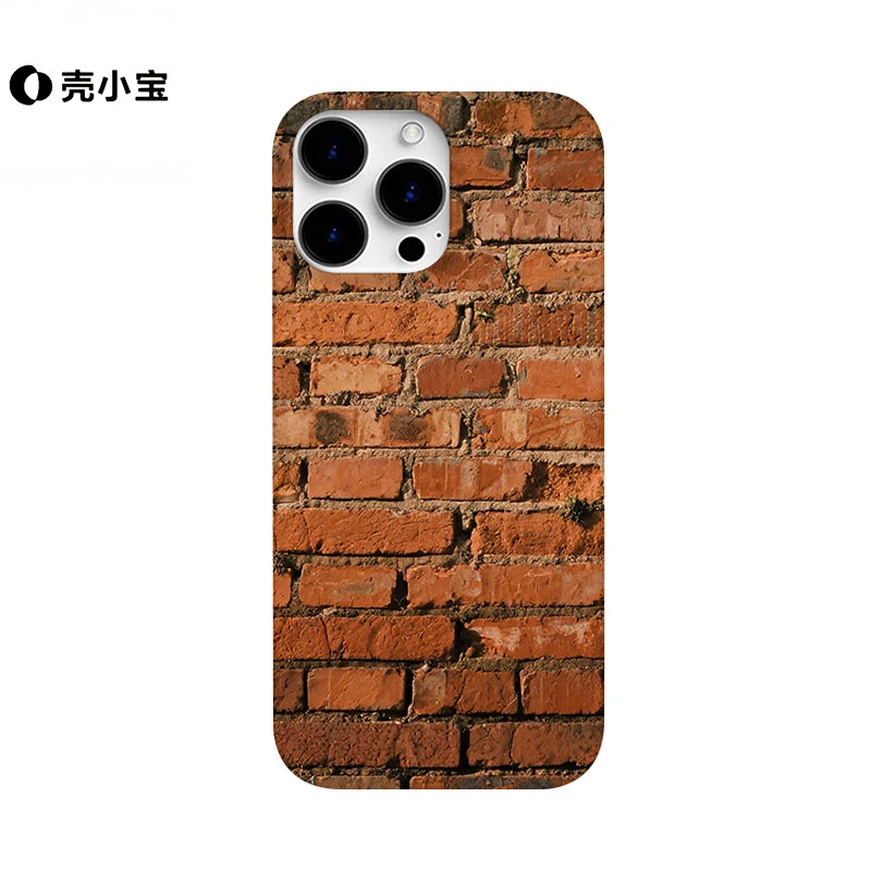 复古老式红墙砖适用苹果16pro/15小众14pro个性12p创意趣味手机壳