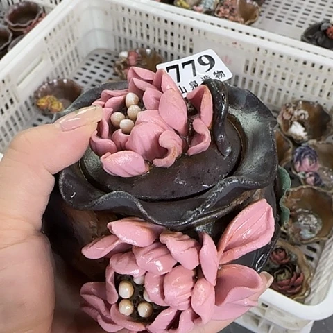瓷片柴烧柴烧柴烧779轻微漏水