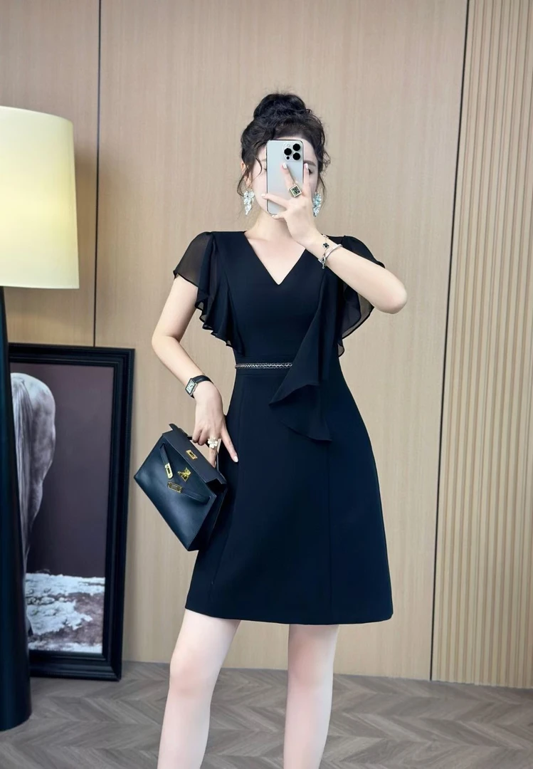 【珍珍粉丝专享】3064深圳南油高端女装2025夏季新品连衣裙女夏季