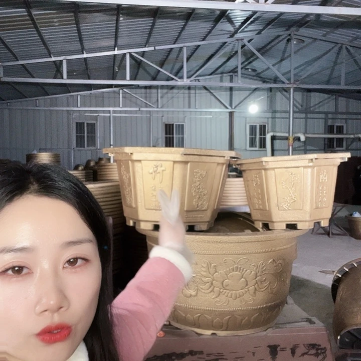 八角60花盆一个有孔