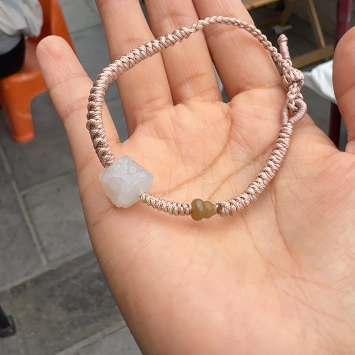 和田玉未镶嵌颈饰白玉醒狮静妃多样性拍一发一