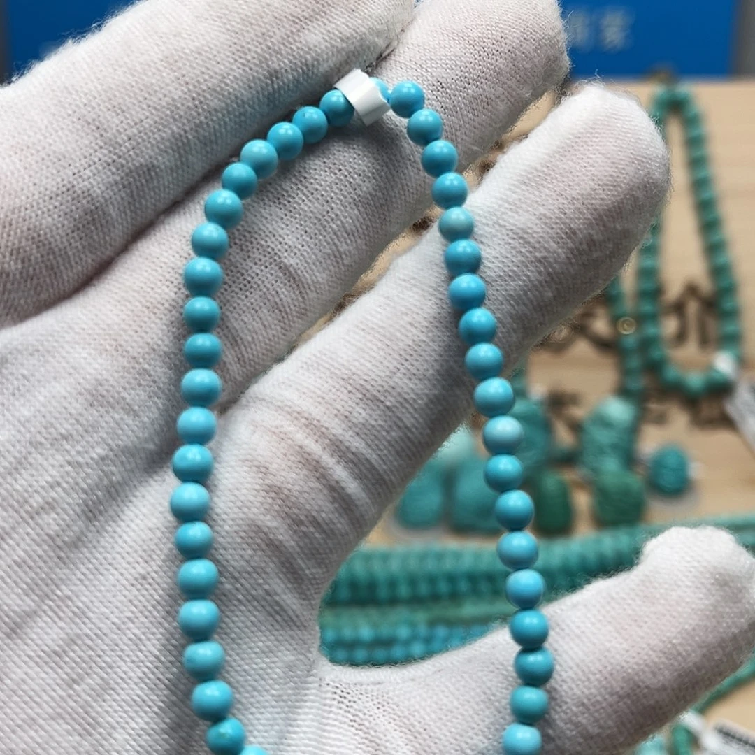 绿松石圆珠未镶嵌