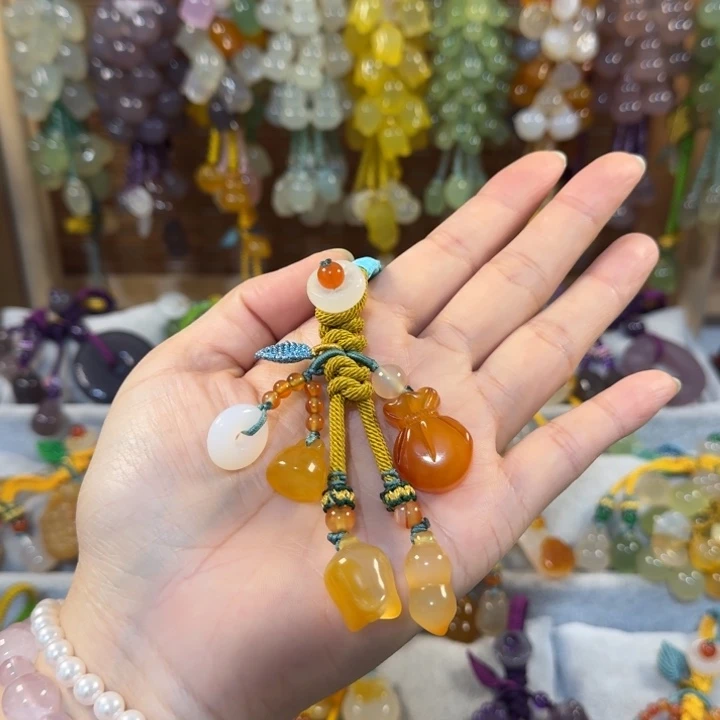 *****玛瑙/玉髓钥匙挂件福利款未镶嵌