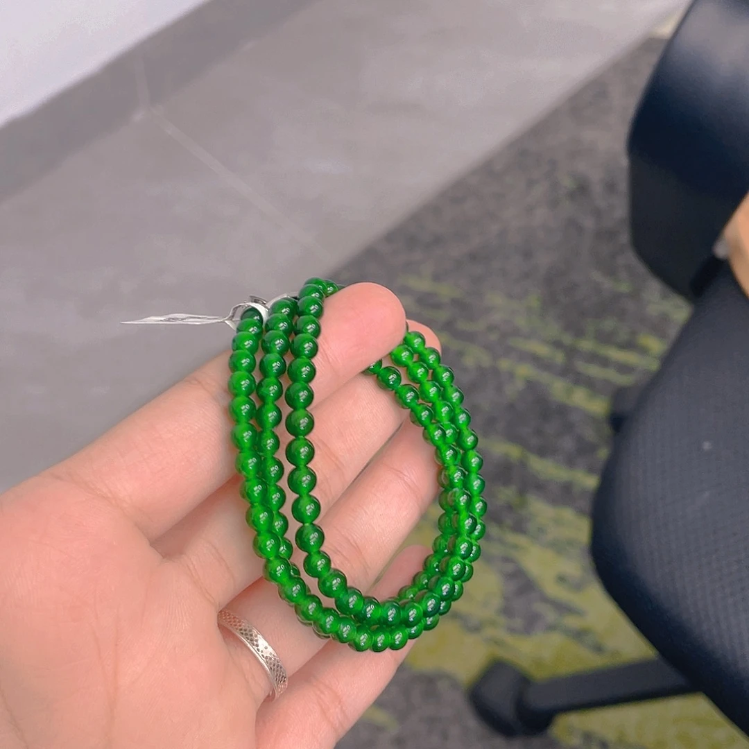 翡翠未镶嵌项链卡5