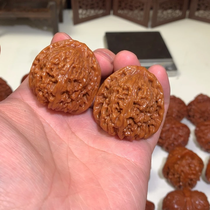 文玩核桃把件静**阳南疆石21