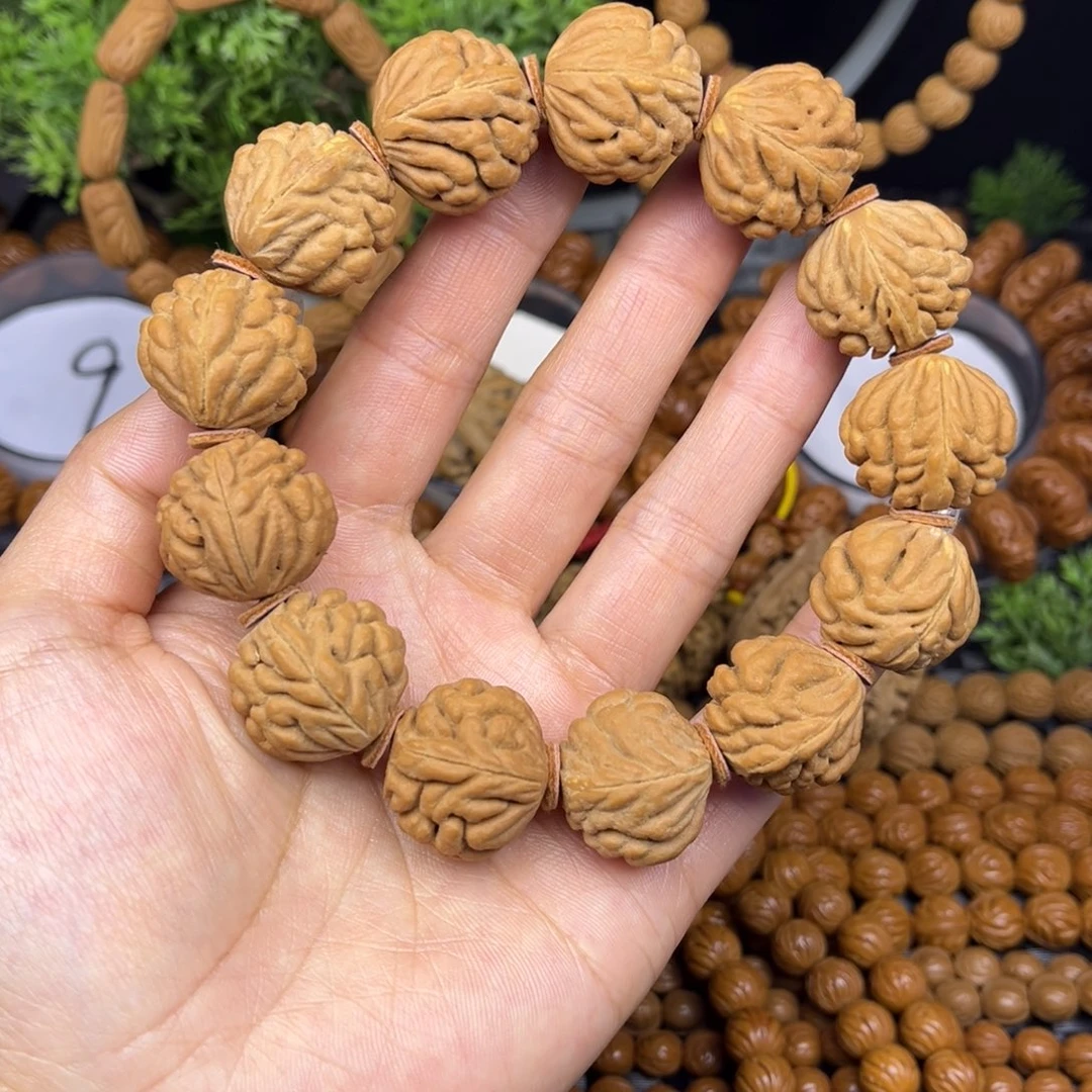 吊坠文玩核桃豹子头单圈