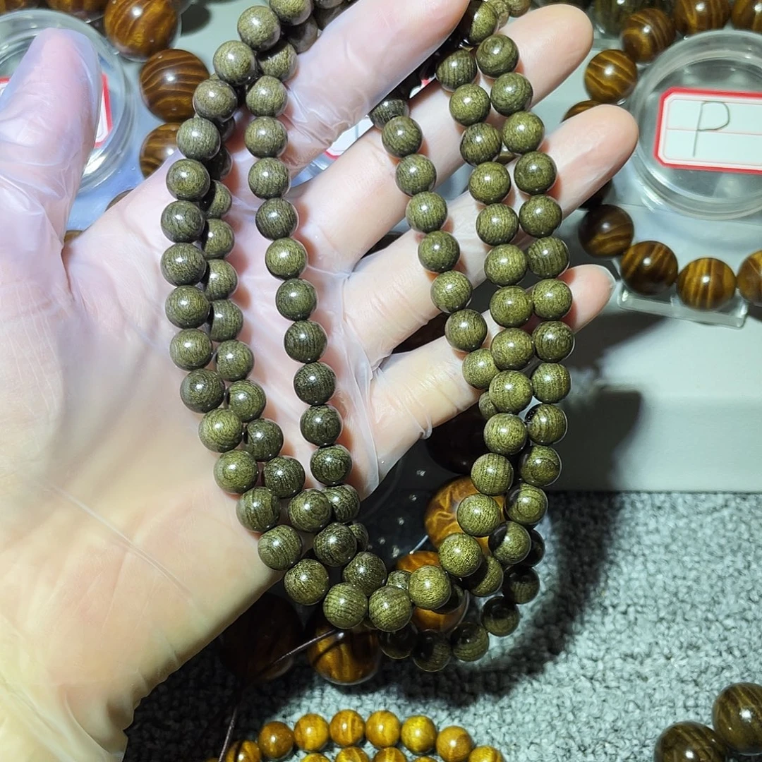 金丝楠阴沉木乌木0.8/108素珠