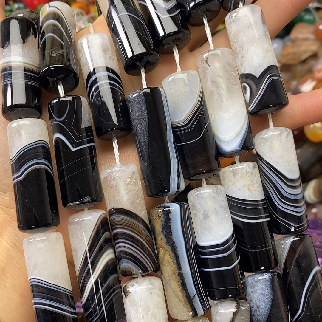 玛瑙/玉髓未镶嵌珠宝半成品玛瑙一条