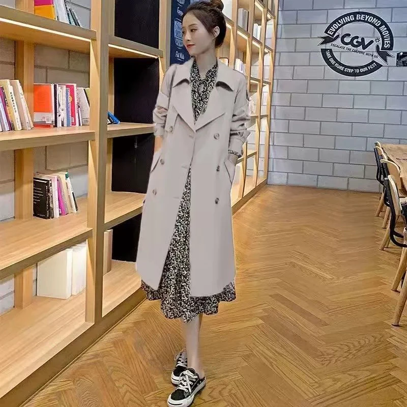 8568-3#新款女装时尚风衣外套