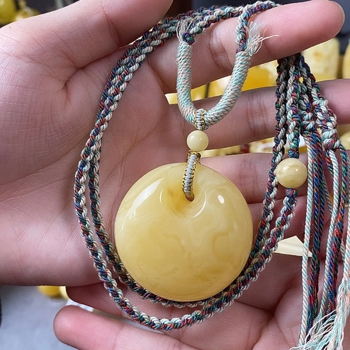 琥珀未镶嵌裸石公主扣