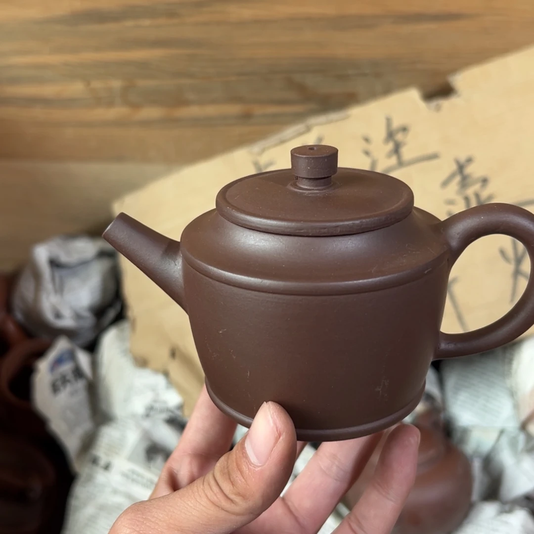 茶壶紫砂老厂紫砂壶一件！