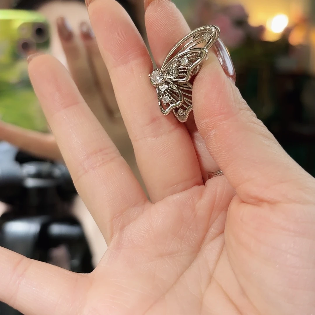 琉璃纯铜合金耳钉