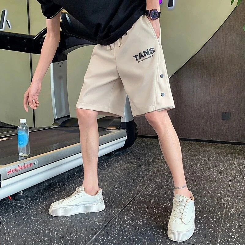 仓石一树夏季新款短裤男士2025潮牌高级感痞帅宽松休闲运动五分裤