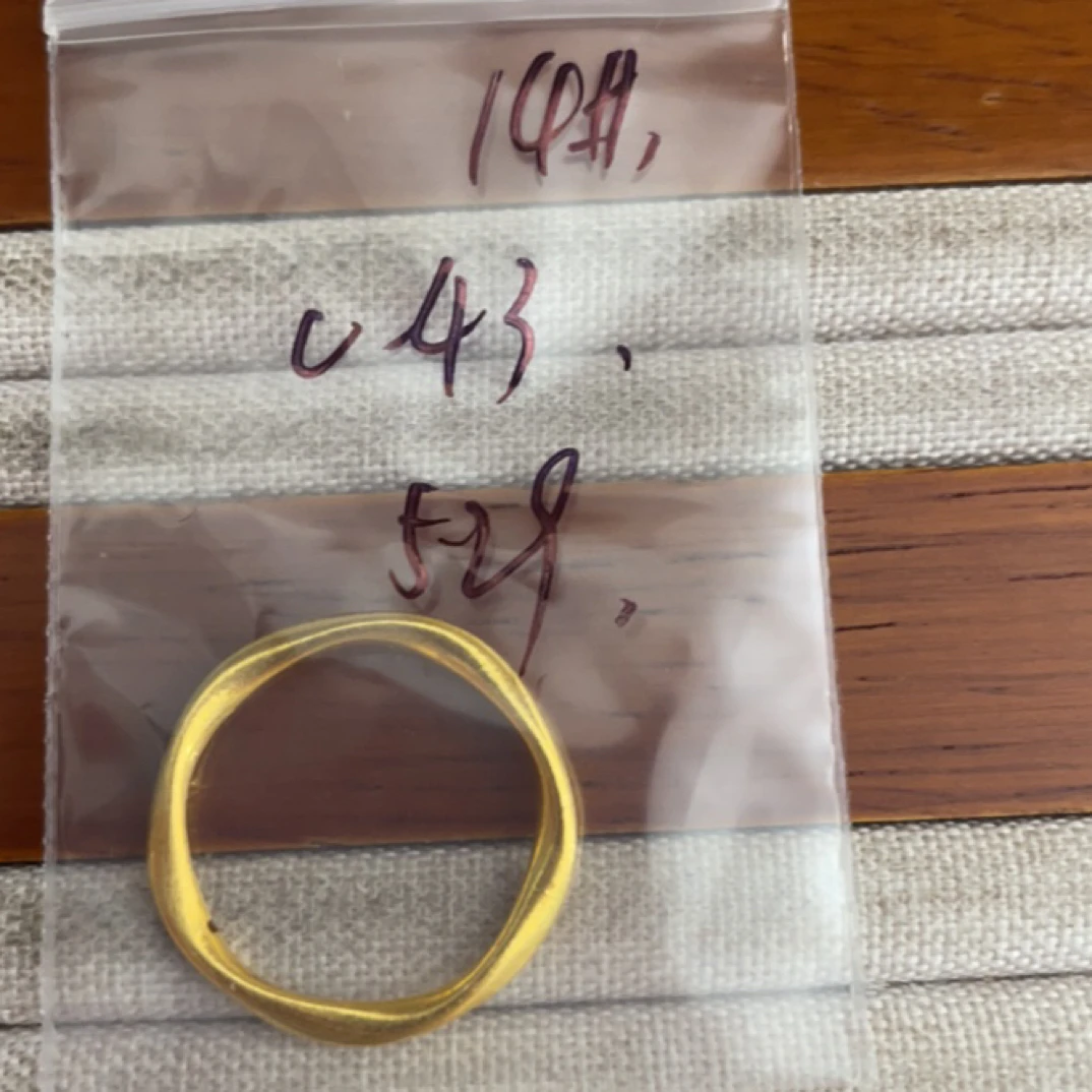 克重0.43 14号 莫比戒指 足金999