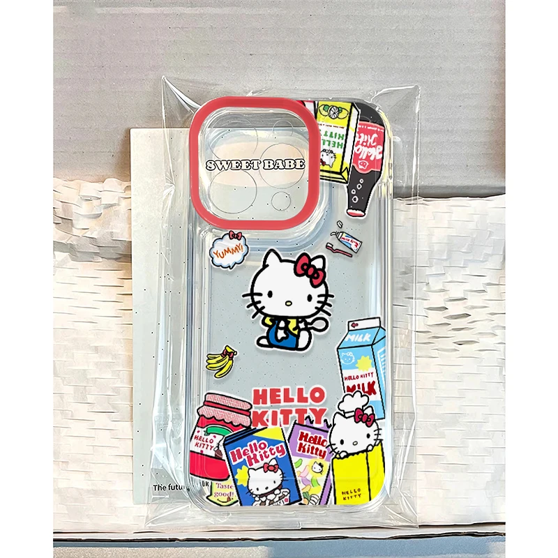 零食kitty猫适用iPhone16/15苹果手机壳oppo华为小米vivo防摔保护