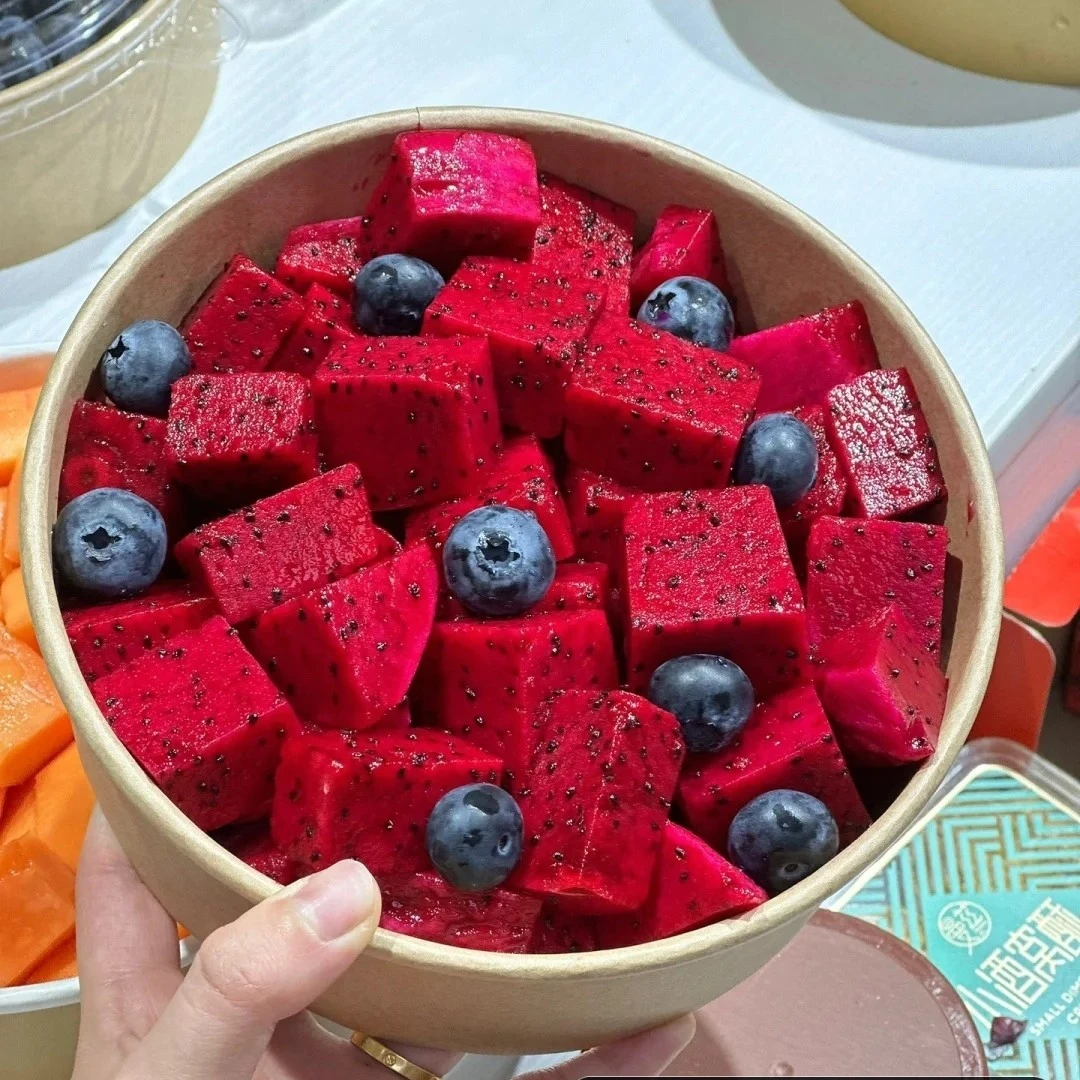 红心火龙果+蓝莓二合一：500克