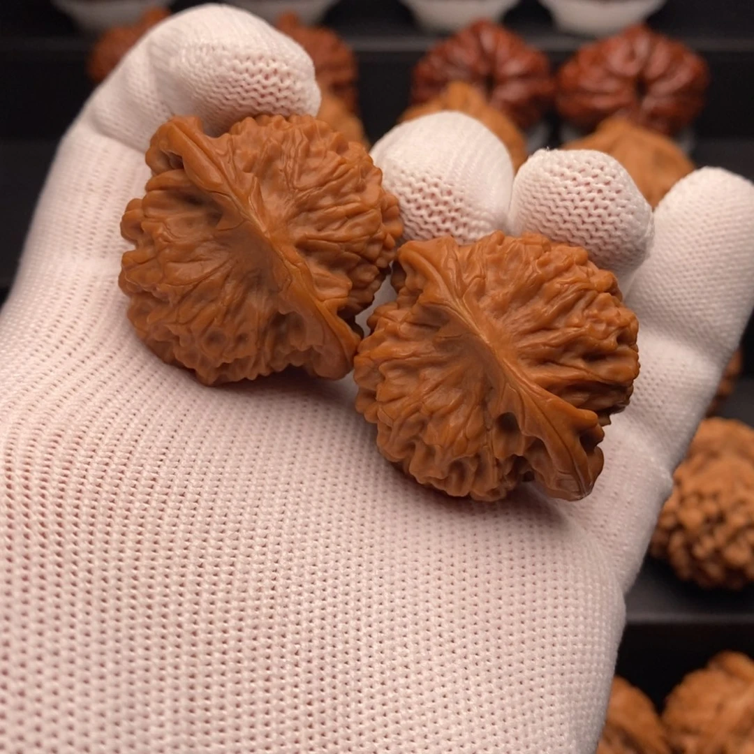 文玩核桃把件37尺全品秦闷