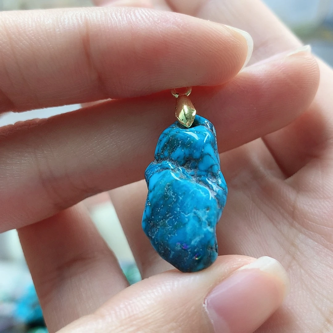 未镶嵌绿松石珠宝奇石