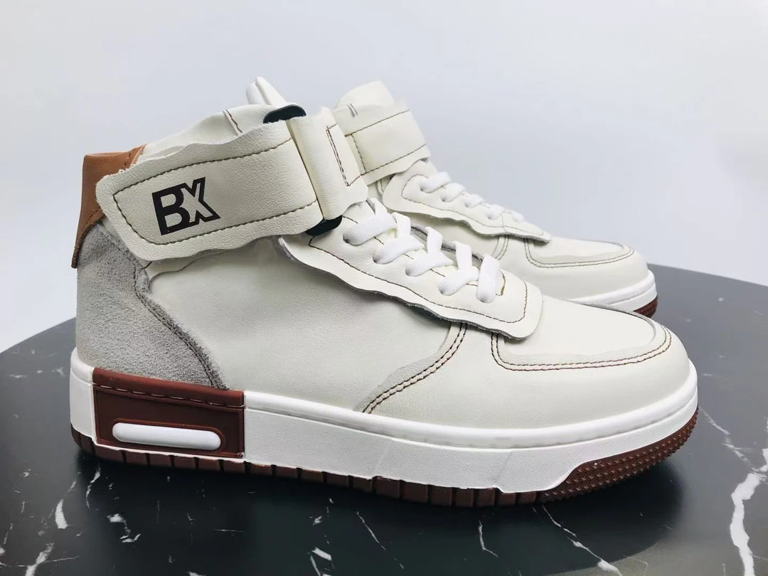 【语乐】5122鞋牛皮小白鞋运动休闲鞋