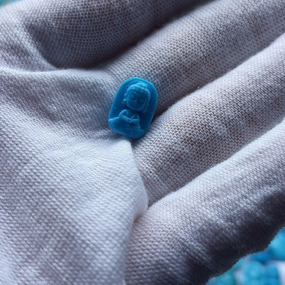 未镶嵌绿松石珠宝奇石