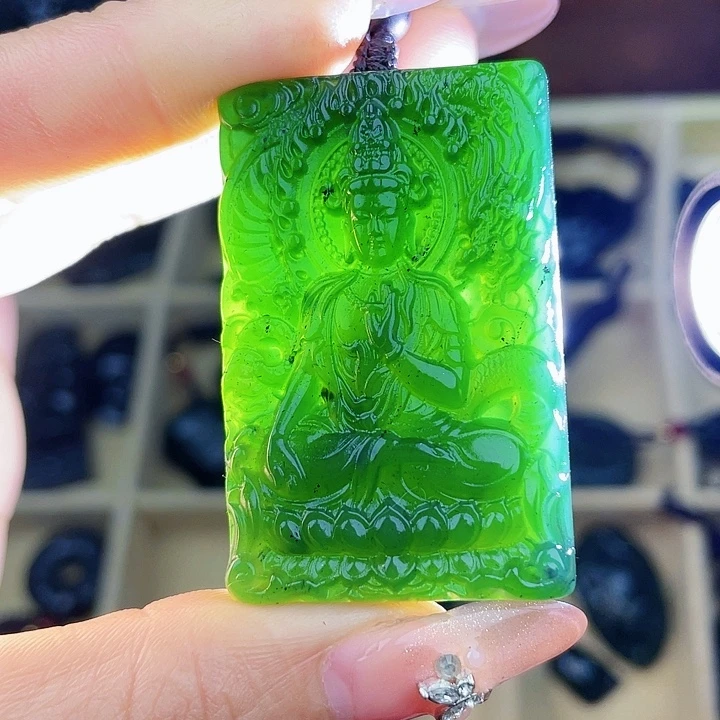 蛇纹石玉未镶嵌挂件