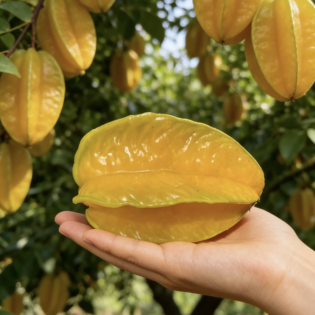 （原产地直发）现摘甜杨桃新鲜应季水果清甜多汁杨桃新鲜产地直发