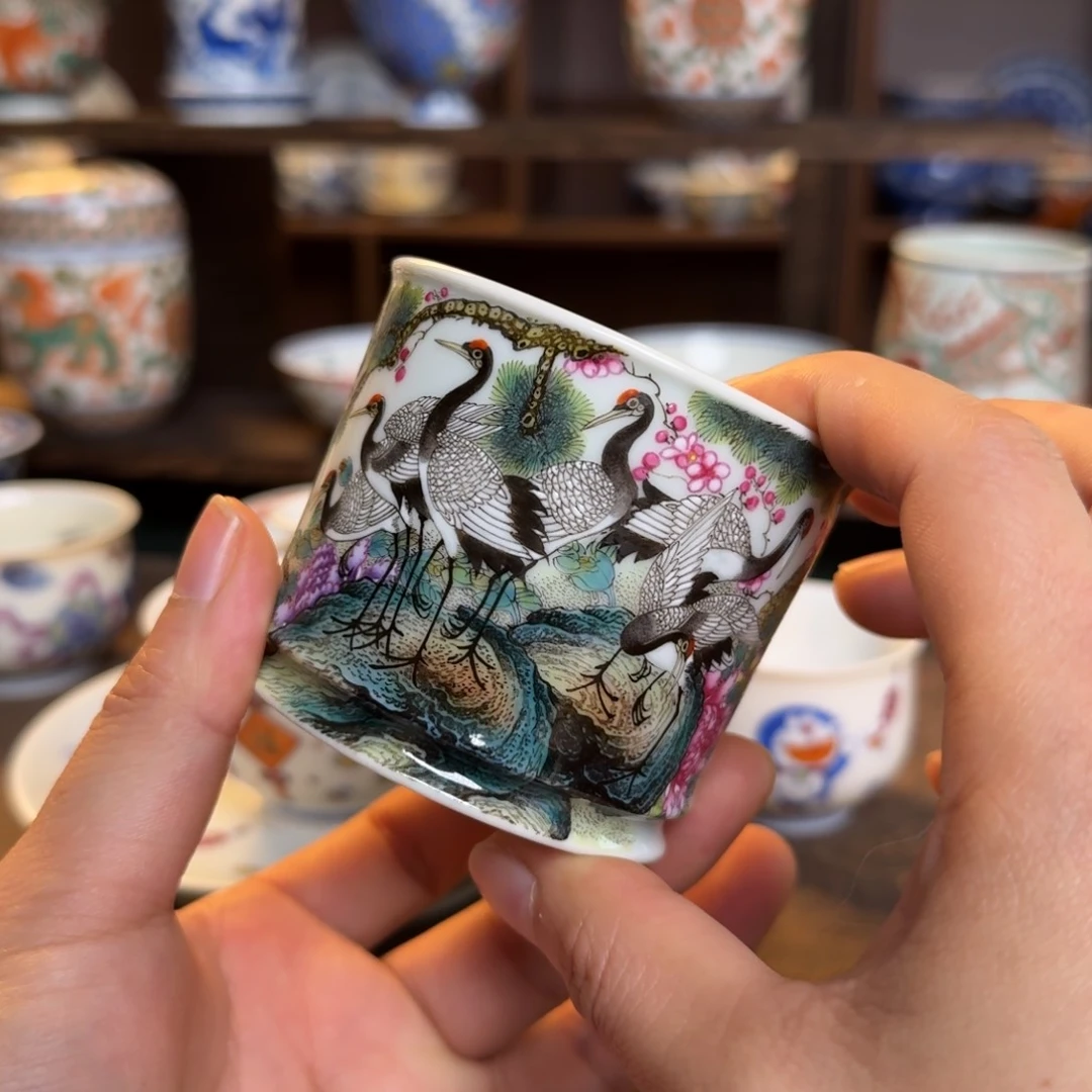 文****板纯手工手绘陶瓷茶具