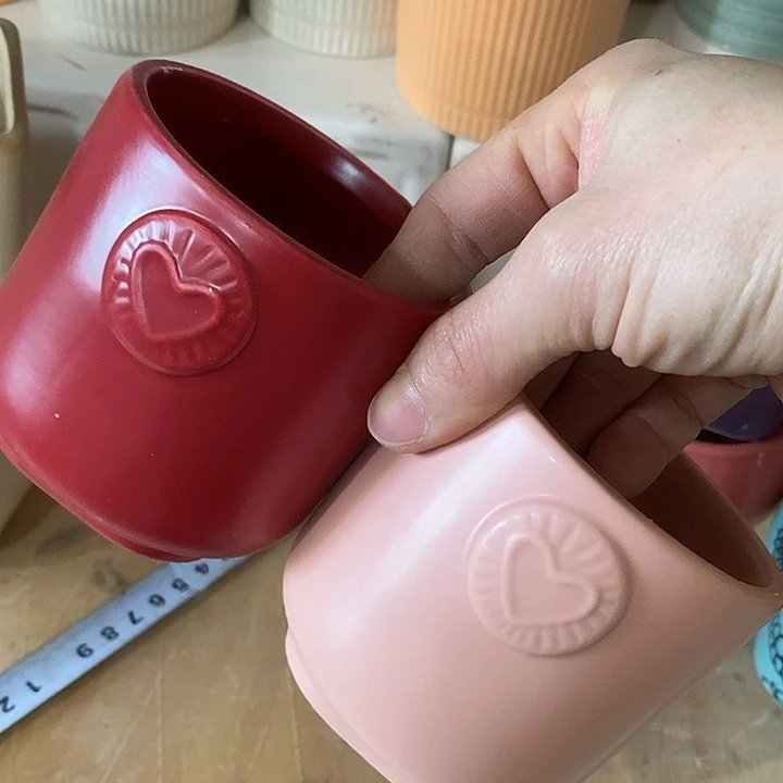 陶摆件陶盆有孔 瑕疵介意勿拍