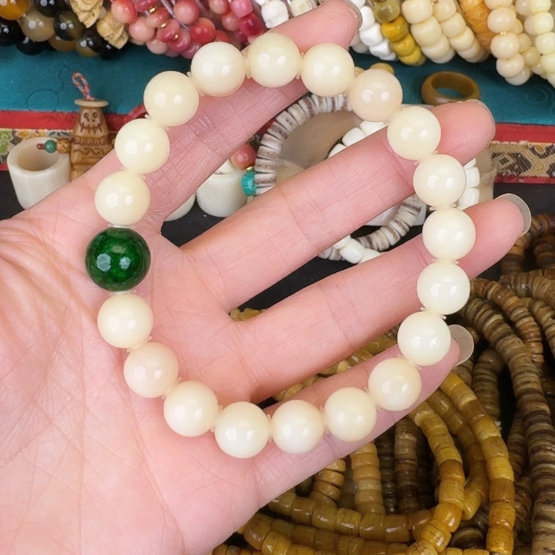 驼骨其他骆驼骨蜜透10尺寸圆珠手串