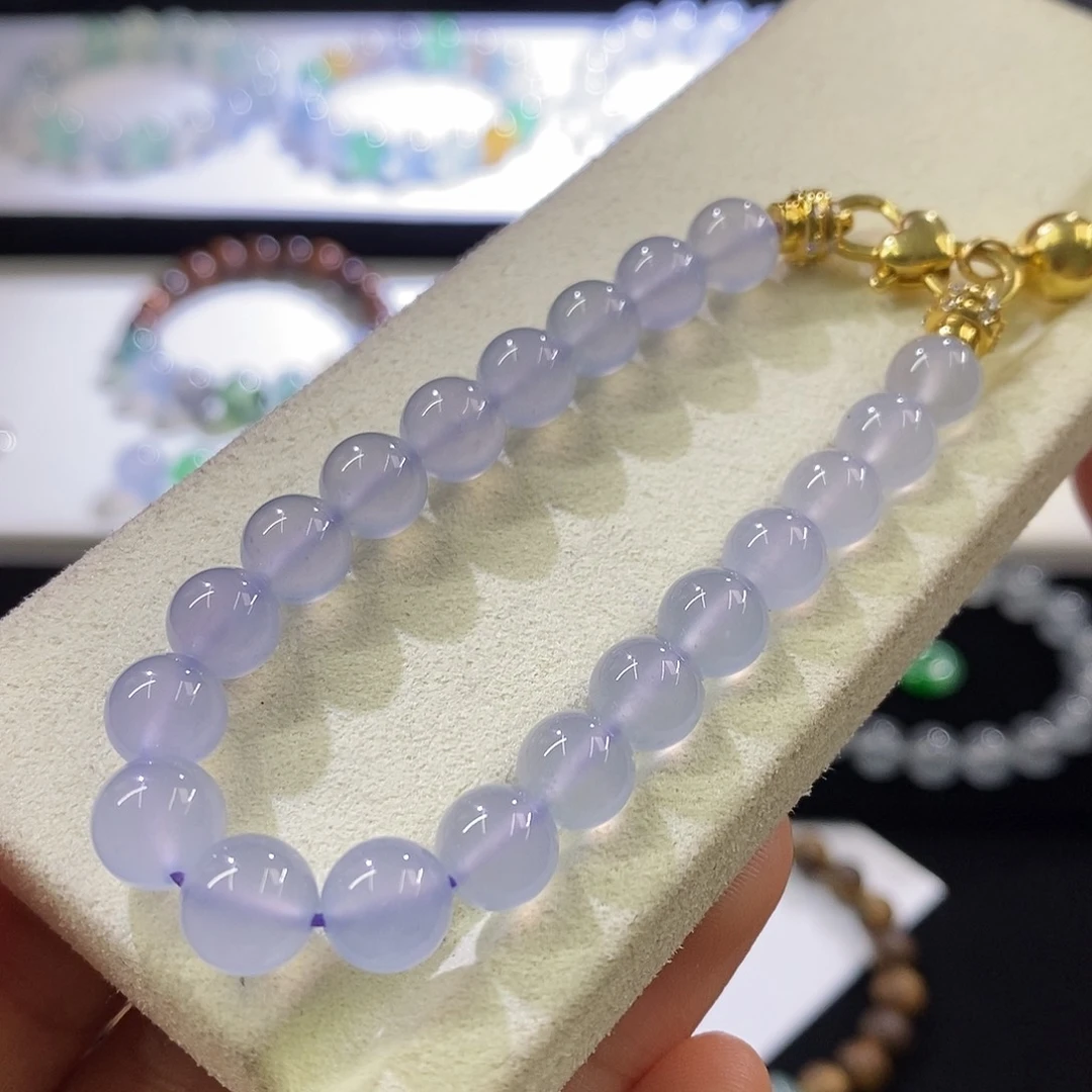 未镶嵌挂件翡翠手串