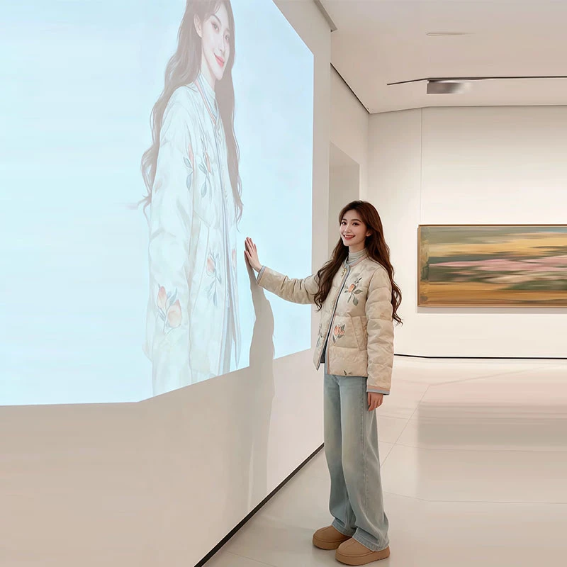 兹伊翰【国色天香】新中式时尚印花棉服女2025冬季新款加厚保暖棉衣