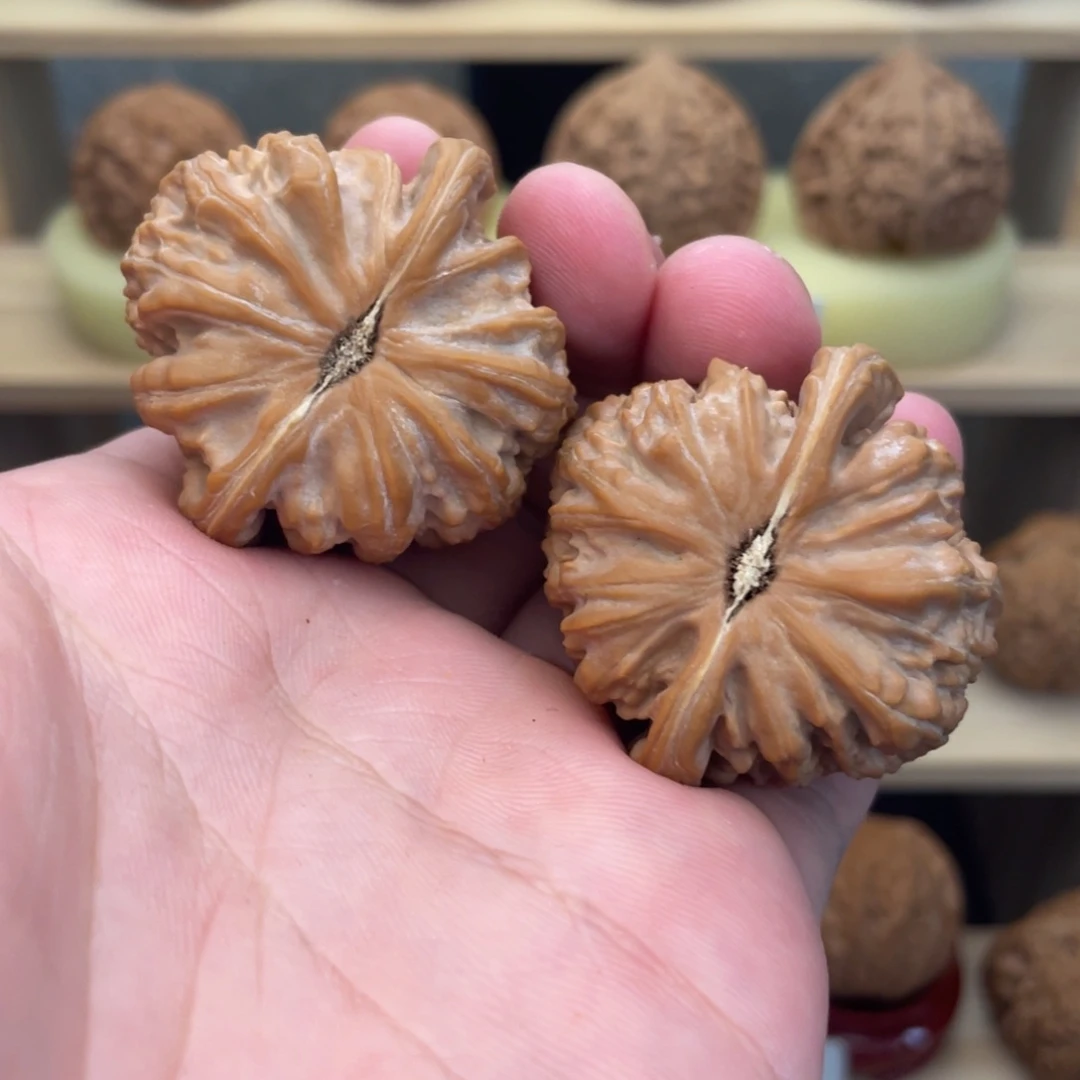 吊坠文玩核桃白狮子40全品无修