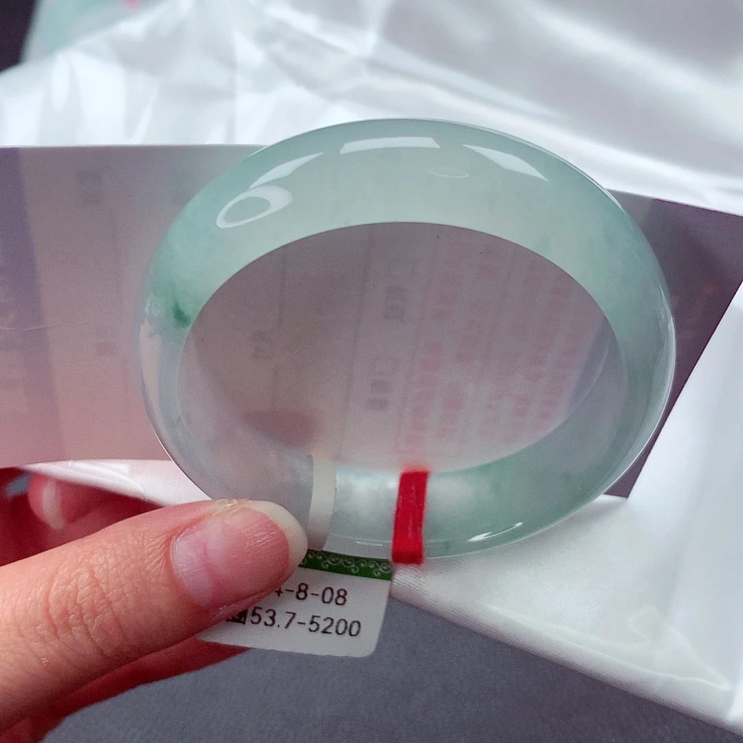 翡翠未镶嵌手镯缅甸天然a货翡翠手镯