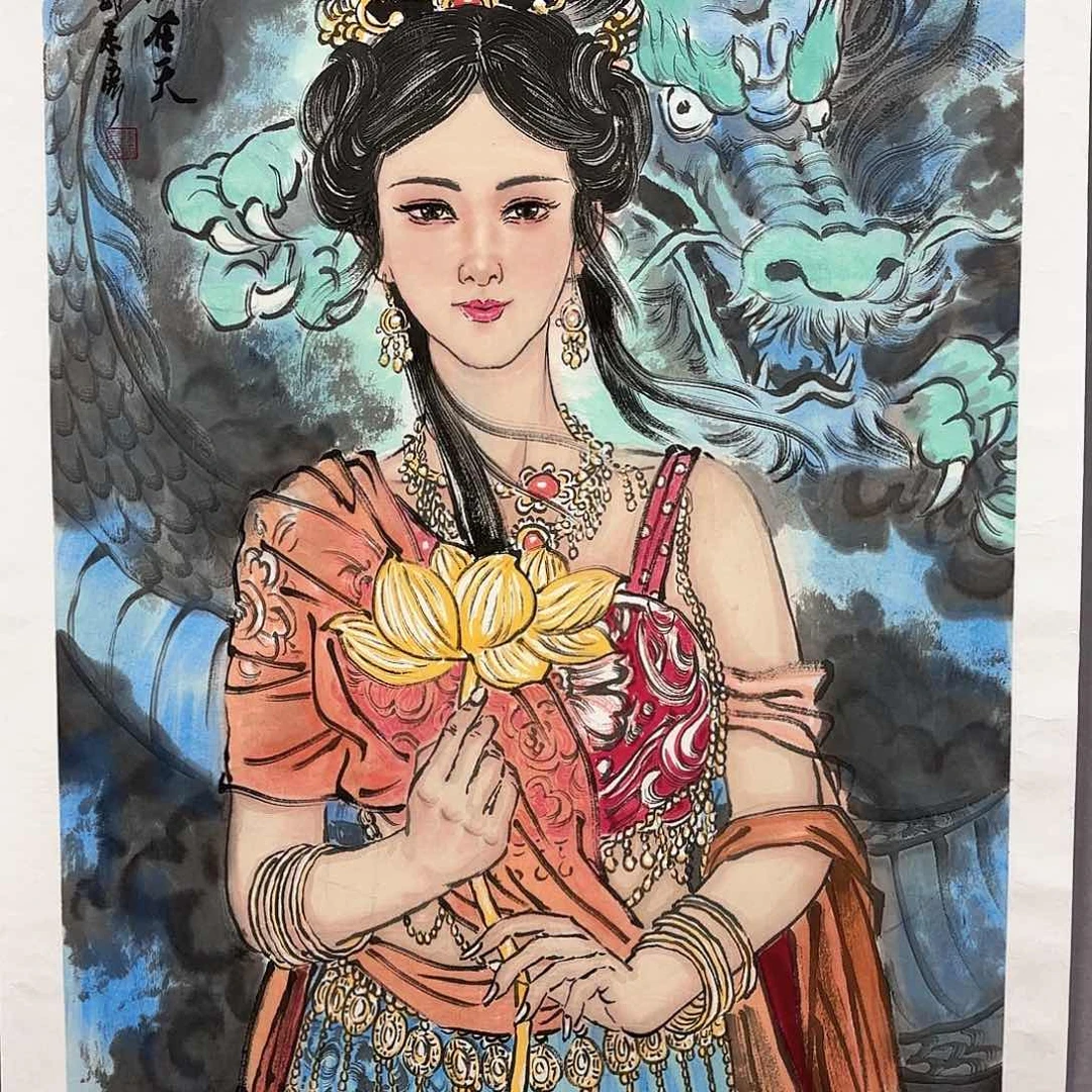 国画国画纯手绘作品请放心去藏