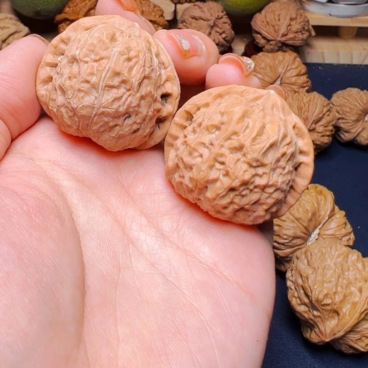 紫***光文玩核桃吊坠南瓜38